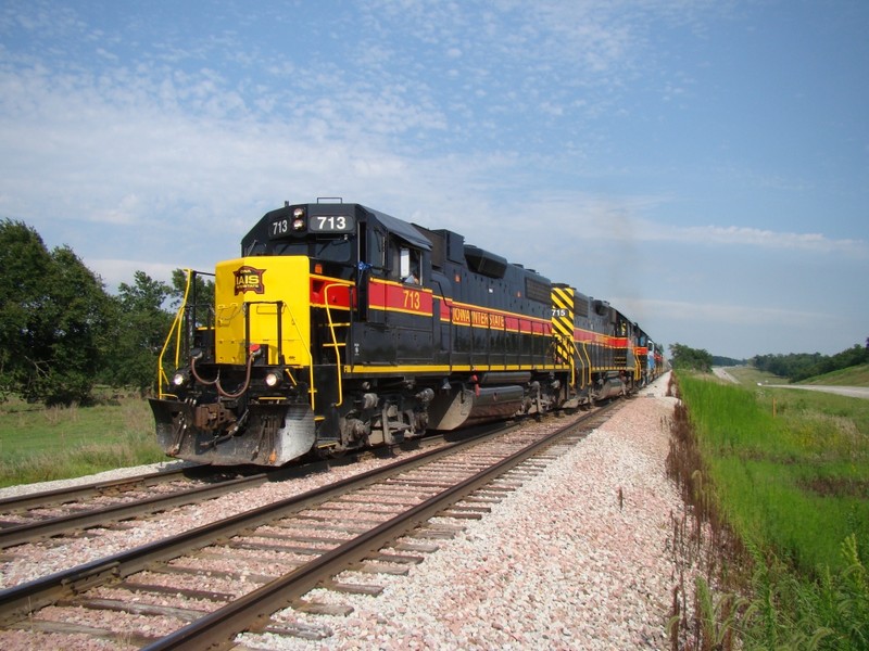 The ICCR heading north at Yocum Connection. 03-Aug-08.