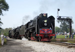 The excursion arrives at Bureau and heads down the west leg of the wye at Bureau, IL.