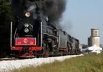 Westbound at Sheffield, IL.