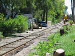 Coal train heading north through the Narrows north of Peoria, Sept. 11, 2007.