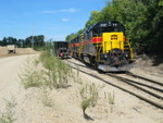 The crew stopped at Chillicothe to pick up sand, Sept. 11, 2007.