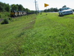 Sand/coal train and the trusty Tempo south of Henry.