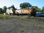 The Bureau Rocket crew is setting a bad order coil car to the north siding so the carmen can fix it, Sept. 12, 2007.