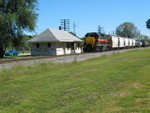 Bureau Rocket is heading west through Depue, Sept. 12, 2007.