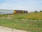 Eastbound turn's head end power at mp217.75, west of Atalissa, Sept. 15, 2010.