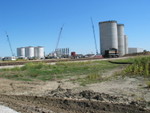 New ethanol plant east of Annawan, Sept. 16, 2007.