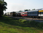 IAIS east train meets the special at Silvis, Sept. 16, 2007.