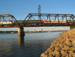 Crossing the Crescent Bridge from Rock Island to Davenport, Sept. 16, 2007.