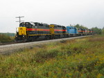 East train at the 205.5 crossing east of Wilton, Sept. 25, 2007.