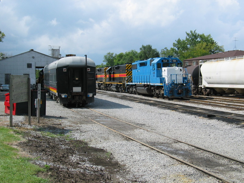 This is the inbound coal empties' power, in Iowa City yard.