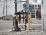 Utility pole base, 3/28/2003.