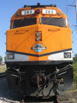 SKTX 283 in Vernon siding.  3-September-2005.