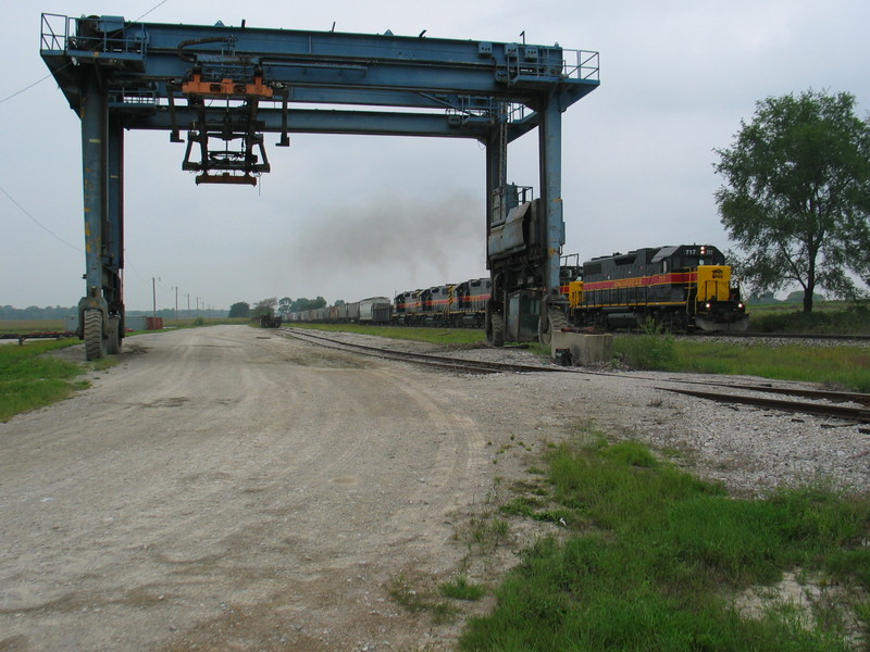 East train at ECI, West Liberty, Sept. 9, 2006.