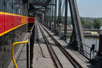 A look at the eastbound home signals for the Government Bridge.