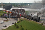 IAIS 6988 crosses 3rd Street in Davenport, IA