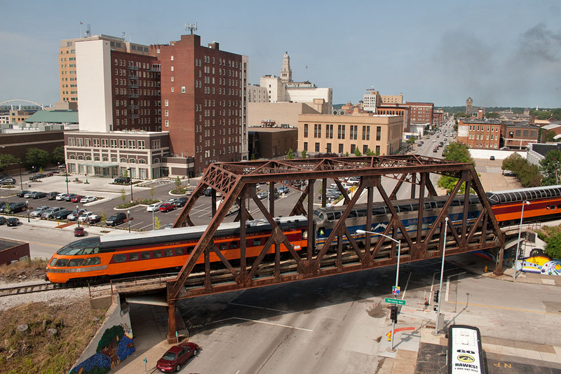 Cedar Rapids over 4th Street in Davenport, IA