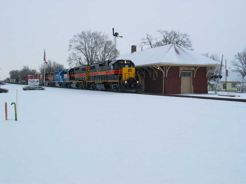 West train at Wilton, Jan. 21, 2008.