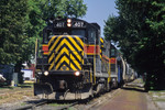 #407 leads a BICB down 5th Street - Davenport, Iowa July, 14th 1999.