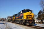 #503 East with a late running turn at Stockton, Iowa - February 4th, 2009.