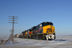 #505 brings up the Iowa City turn towards Walcott, Iowa 01/16/08.