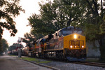 #507 leads the RIIC through the streets at Davenport, Iowa 10/11/08.
