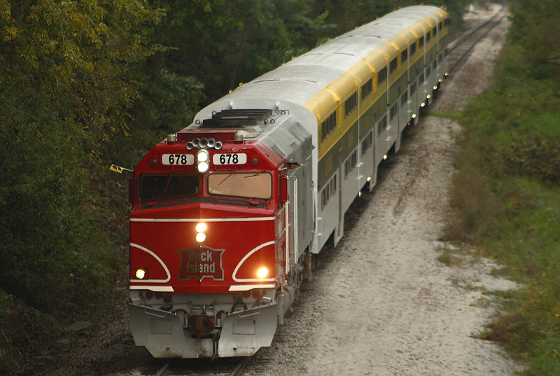 Here we have the Express outbounding for another pick up at Corallville. September 29th 2007,