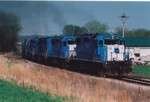 2805 on the point of the CRIC out of Fairfax, Iowa on the Crandic in spring of 2005.