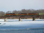 Cedar River bridge Moscow, Feb. 4, 2007.