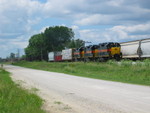 East train at the Wilton pocket, mp 208.3, June 5, 2007.