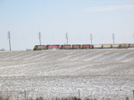 Pulling the hill towards I-280 west of Davenport.