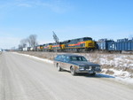 East train at the Wilton Pocket, Jan. 30, 2010.