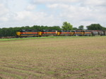 West train is stopped at N. Star west switch, getting a new warrant after the eastbound has cleared up, May 26, 2008.