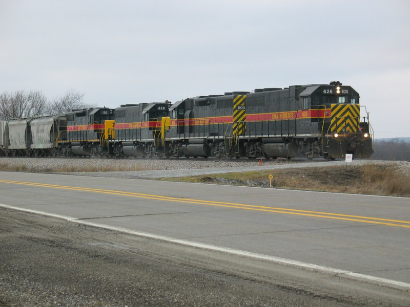 East train at Yocum, Jan. 4, 2006.