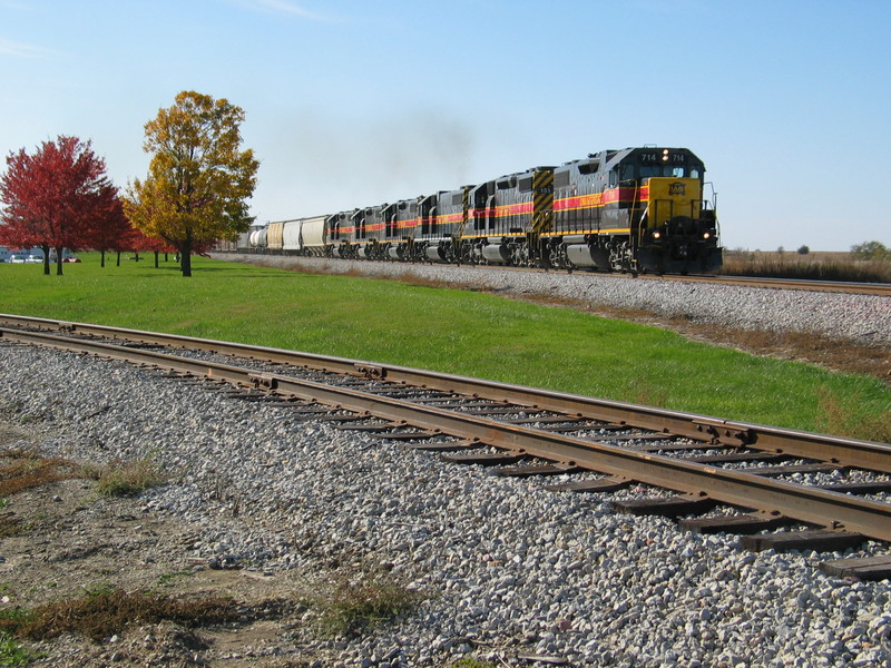 East train at Twin States, Nov. 1, 2007.