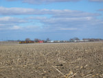 West train at 215.3, east of Atalissa,  Feb. 8, 2006.