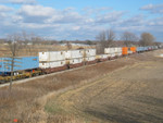 Intermodal on the west train, Nov. 23, 2005.