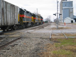 Heading west at Walcott, Nov. 28, 2005.