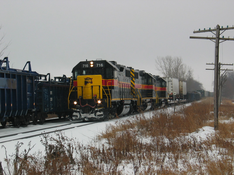 Westbound at the Wilton Pocket, Dec. 14, 2005.