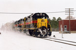 Westbound at Durant, Dec. 10, 2005.