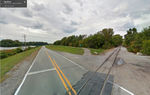 Big Island road. The river bridge is barely visible.