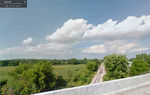 View from I-280 overpass looking north at the Andalusia runaround. From I-280 the branch extends west to service Steel Warehouse and other industries.