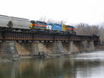 RI turn on the Cedar River bridge, Feb. 15, 2006.