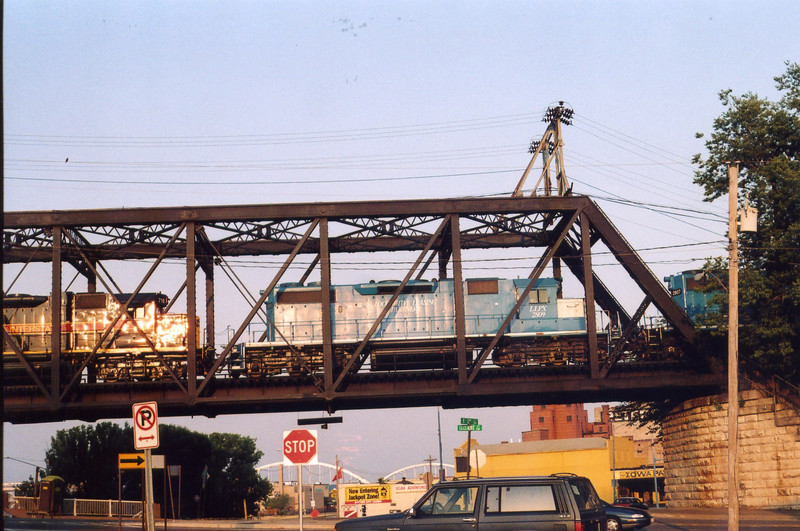 WB RI turn comes off the Government Bridge, July 14, 2005.