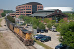 UP 5657 is the DPU on UPCR-08 @ Moline, IL.