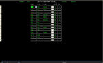 Locomotive Management screen, reached by clicking on the second menu button. This allows me to assign locomotives to a particular train in the order in which they'll be placed in the consist.  The Trainmaster (me) refers to the tonnage ratings here, and the tonnage included in the train list and tonnage forecast reports, to determine the power that'll be necessary to move expected traffic.