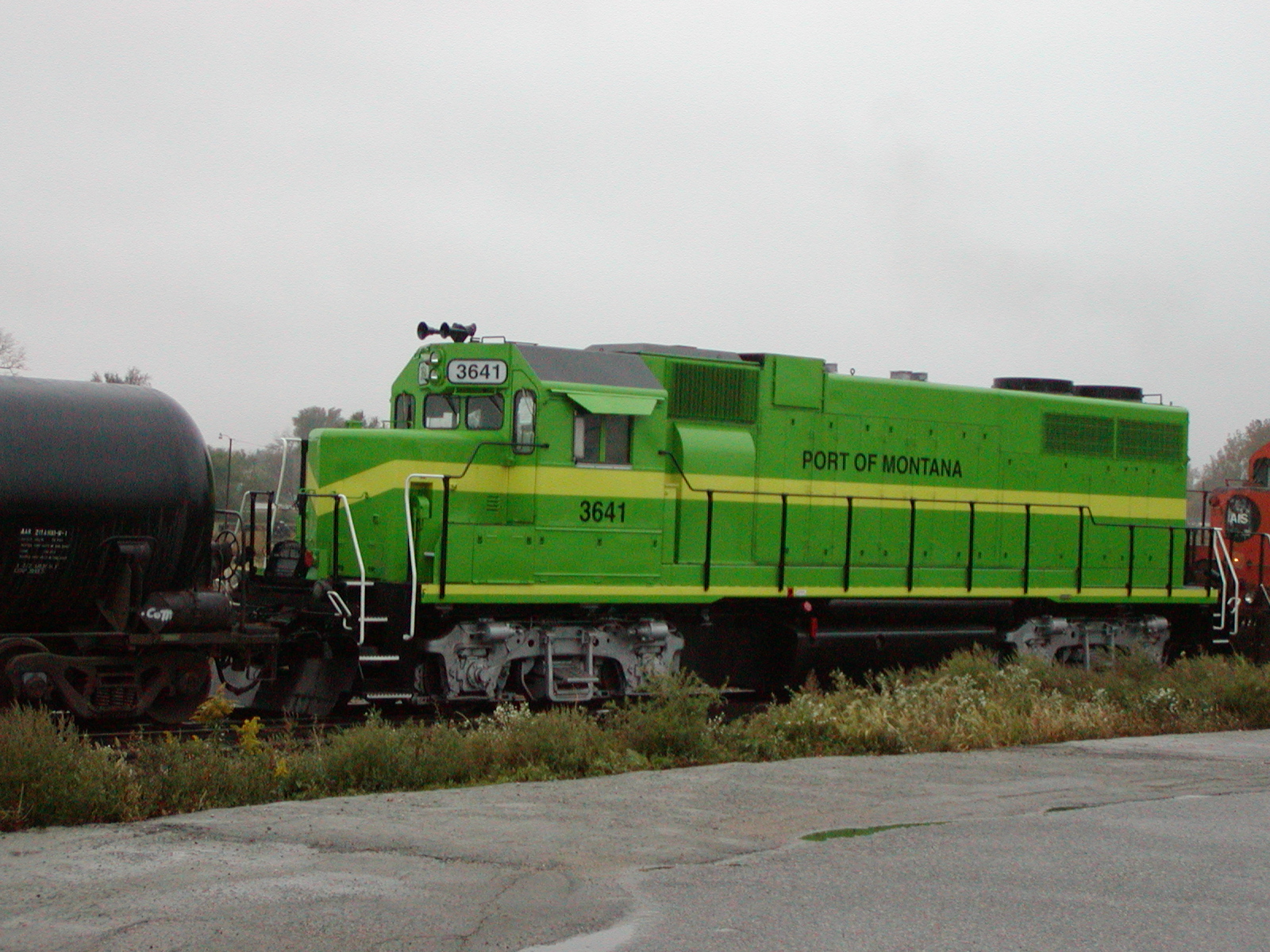 Another look at NREX 3641 in Council Bluffs, IA.  The unit is a GP38AC.
