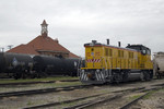 A new UP Genset out of NRE in Silvis sits in Rock Island, IL awaiting delivery to the UP via the IHB in Chicago.  02-Jun-2007.