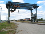 EB RI turn arrives at the ramp with Darren's lumber loads, Oct. 2, 2010.