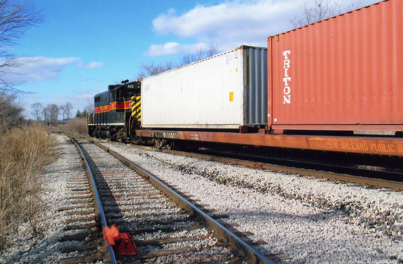 Looking west at the west end of W.L. ramp, Feb. 8, 2006.