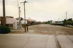 Old Newton yard looking west from the middle crossing.